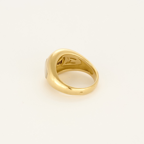 Bague 53 MAUBOUSSIN -  «Aloha» - Bague jonc en or jaune, citrine et nacre blanche 58 Facettes DV4648-5