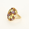 Bague Bague cocktail en or jaune et pierres fines de couleurs 58 Facettes DV29018-2-DV0882-1