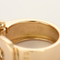FRED Force 10 Grand Modèle - Bague en or rose et diamants blancs.