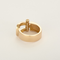 FRED Force 10 Grand Modèle - Bague en or rose et diamants blancs.