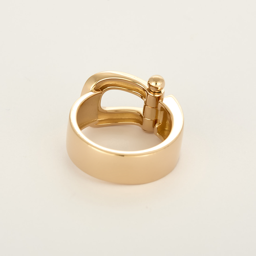 FRED Force 10 Grand Modèle - Bague en or rose et diamants blancs.
