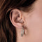 Boucles d'oreilles Cartier - Boucles d'oreilles en or gris et diamants 58 Facettes DV28562-2