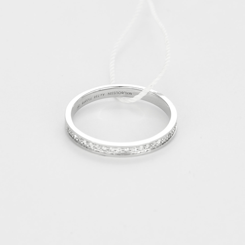 Mauboussin - Parce que je t'Adore - Alliance en or gris et diamants