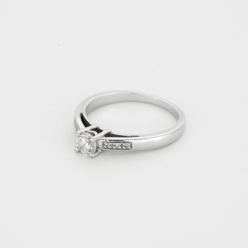 Bague 50 MAUBOUSSIN - "Tu es le sel de ma vie n°3 " - Bague or blanc et diamants 58 Facettes DV16108-1