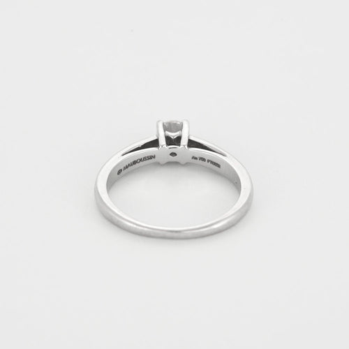 Bague 50 MAUBOUSSIN - "Tu es le sel de ma vie n°3 " - Bague or blanc et diamants 58 Facettes DV16108-1