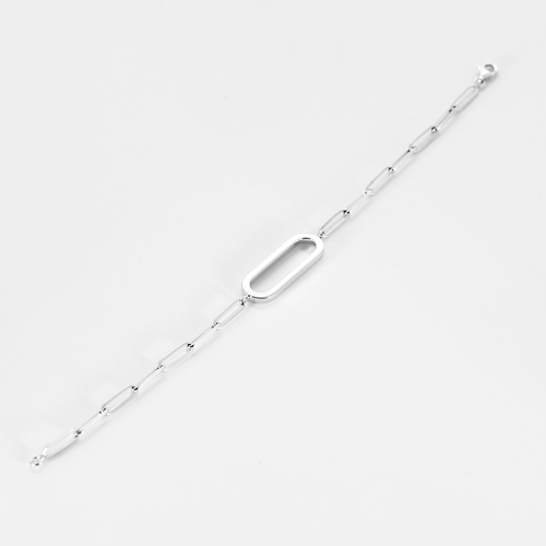 Bracelet DINH VAN - Maillon - Bracelet en or gris. 58 Facettes DV18596-4