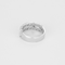 Bague 56 Bague double jonc en or gris et diamants 58 Facettes DV27556-3