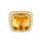 54 Fred Paris - Pain de Sucre - Grand modèle - Bague en or jaune et citrine 58 Facettes DV31019-1