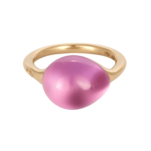 Bague 50 Pomellato – Rouge Passion – Bague en or rose 9K et rubis synthétique. 58 Facettes DV31009-1