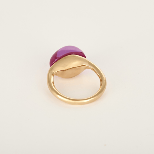 Bague 50 Pomellato – Rouge Passion – Bague en or rose 9K et rubis synthétique. 58 Facettes DV31009-1