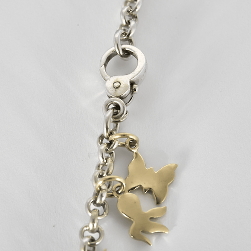 Collier DODO - Collier argent et pampille en or jaune 58 Facettes DV28077-12