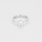 Bague Bague solitaire en or blanc et diamants 58 Facettes DV0118-3-525-3