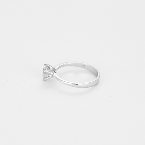 Bague Bague solitaire en or blanc et diamants 58 Facettes DV0118-3-525-3
