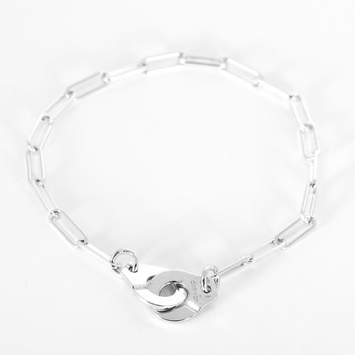 Bracelet DINH VAN - Bracelet Menottes R10 en or blanc 58 Facettes DV21779-5