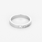 Bague Cartier - Bague jonc en platine et diamant 58 Facettes DV28534-2-49-2