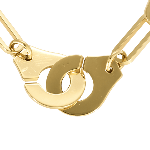 Collier DINH VAN - Menottes R15 - Modèle XL - Collier en or jaune 58 Facettes DV27580-1