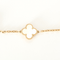 Van Cleef & Arpels - Vintage Alhambra - Sautoir 20 motifs or rose et nacre.