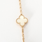 Van Cleef & Arpels - Vintage Alhambra - Sautoir 20 motifs or rose et nacre.