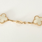 Van Cleef & Arpels - Vintage Alhambra - Sautoir 20 motifs or rose et nacre.