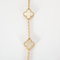 Collier Vintage Alhambra 10 motifs or rose et nacre