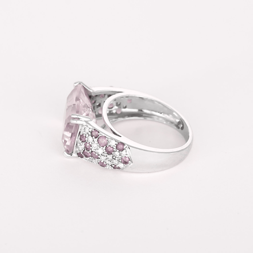 Bague 50 MAUBOUSSIN – Ma princesse d’amour – Bague en or gris, améthyste et diamants. 58 Facettes DV31009-2