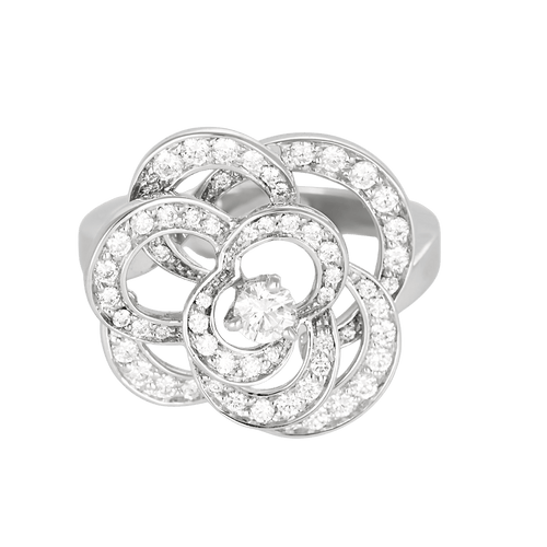 Bague en Or blanc 18k Diamant