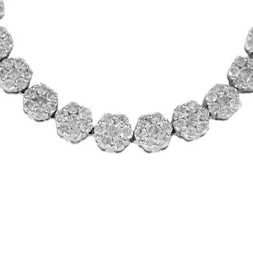 Collier en Or blanc 18k Diamant