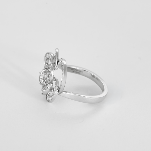 Bague en Or blanc 18k Diamant