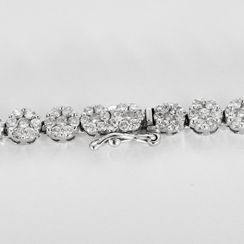 Collier en Or blanc 18k Diamant