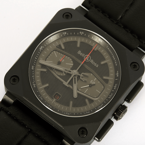 Montre Bell & Ross BR-03 Chrono Blacktrack 58 Facettes DV31084-1