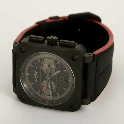 Montre Bell & Ross BR-03 Chrono Blacktrack 58 Facettes DV31084-1