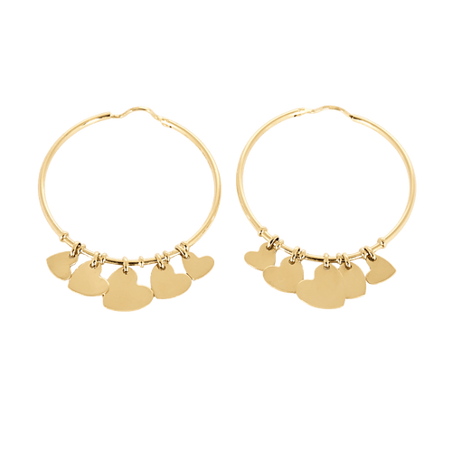 Dior - Coeurs Légers - Boucles d'oreilles or jaune