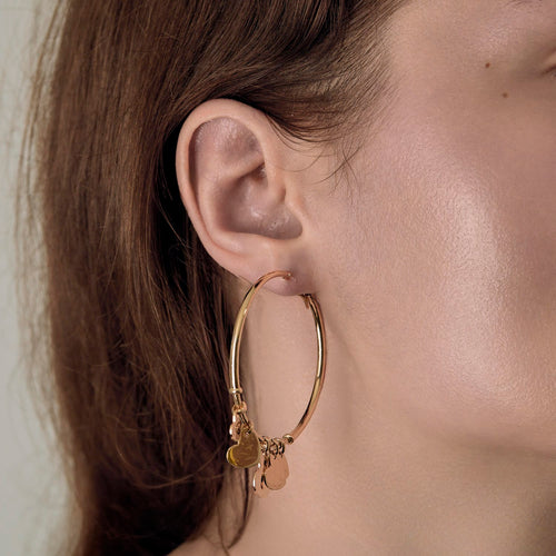 Dior - Coeurs Légers - Boucles d'oreilles or jaune