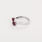 Bague en Or blanc 18k Rubis and Diamant