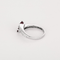 Bague en Or blanc 18k Rubis and Diamant
