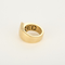 FRED - Ruban - Bague en or jaune et diamants. Moyen Modèle.