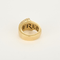 FRED - Ruban - Bague en or jaune et diamants. Moyen Modèle.