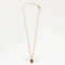 Collier Collier en Or rose 18k grenat grossulaire 58 Facettes DV31313-1