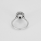 Bague 53 Bague en or gris saphir 1.50 carat et diamants 58 Facettes DV31389-1