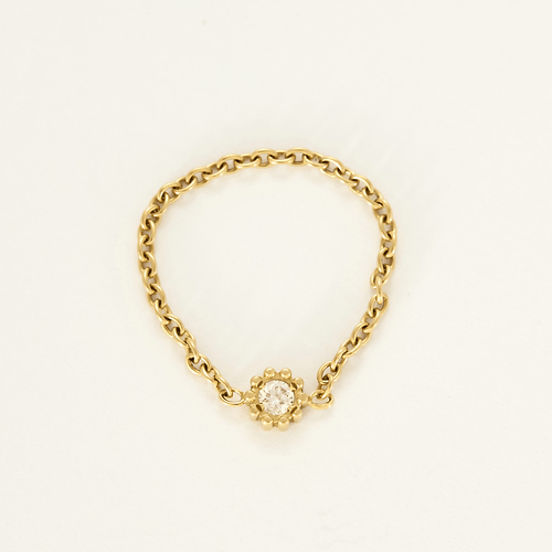 Bague 58 Bague en Or jaune 18k Diamant 58 Facettes DV31353-7