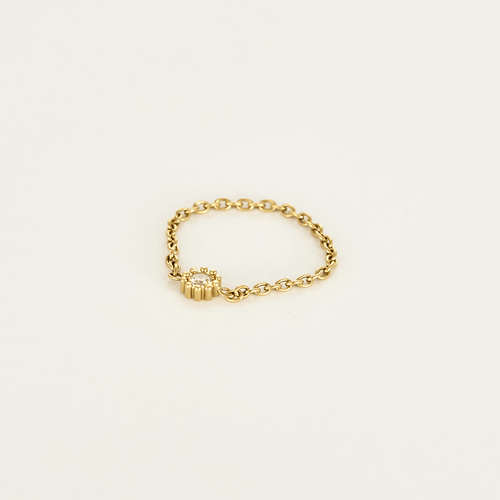 Bague 58 Bague en Or jaune 18k Diamant 58 Facettes DV31353-7
