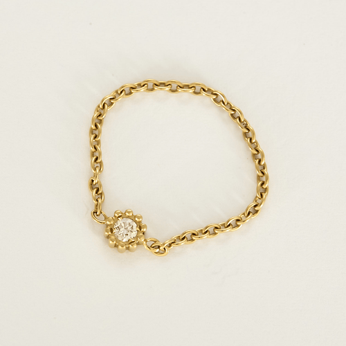 Bague 56 Bague en Or jaune 18k Diamant 58 Facettes DV31353-8
