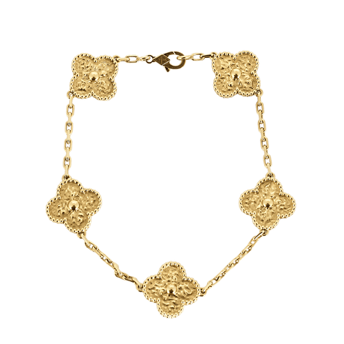 Bracelet Van Cleef Arpels Bracelet Vintage Alhambra en Or jaune 58 Facettes DV0370-9