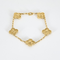 Bracelet Van Cleef Arpels Bracelet Vintage Alhambra en Or jaune 58 Facettes DV0370-9