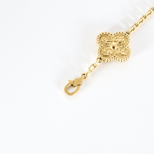 Bracelet Van Cleef Arpels Bracelet Vintage Alhambra en Or jaune 58 Facettes DV0370-9