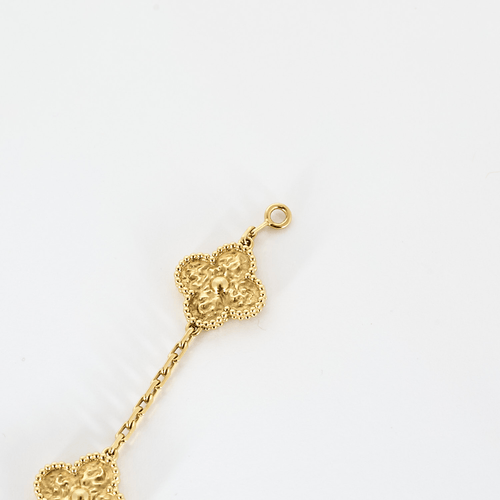 Bracelet Van Cleef Arpels Bracelet Vintage Alhambra en Or jaune 58 Facettes DV0370-9