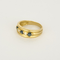 Bague 57.5 Bague or jaune saphirs et diamants 58 Facettes DV27050-10
