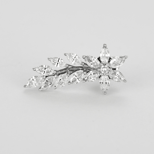 Boucles d'oreilles Boucles d'oreilles en Or blanc 18k Diamant 58 Facettes DV31196-2