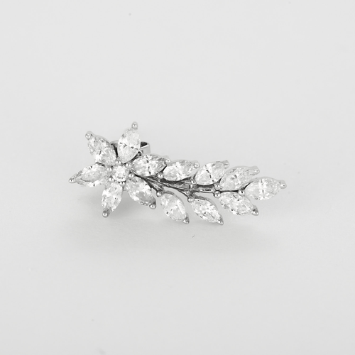 Boucles d'oreilles Boucles d'oreilles en Or blanc 18k Diamant 58 Facettes DV31196-2