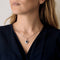 Collier Longue chaîne et pendentif en or gris, saphirs et diamants 58 Facettes DV16843-7